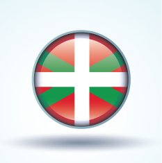 Flag of Basque country vector illustration N9