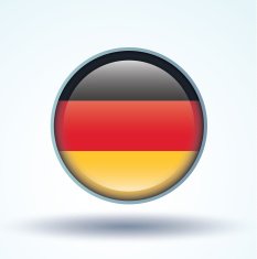Flag of German vector illustration N6