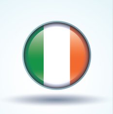 Flag of Ireland vector illustration N8