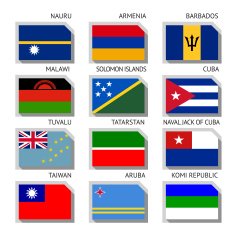 flags of the world N26