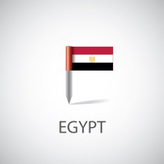 egypt flag pin