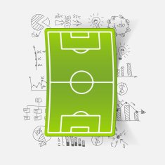 Drawing business formulas playing field N17