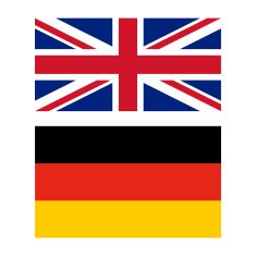 Flag of United Kingdom and Germany N2