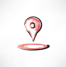 road marker grunge icon