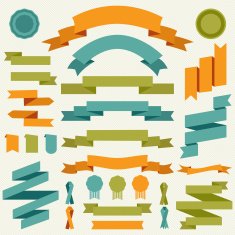 Vector collection of decorative design elements N3