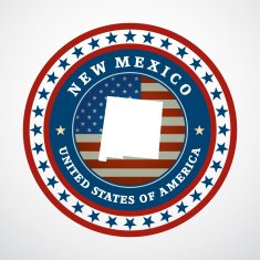 Vintage label New Mexico