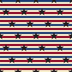 American stars and stripes seamless pattern