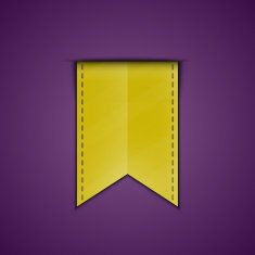 Bookmark decoration ribbon
