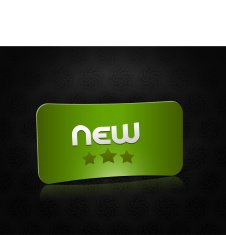 advertisement labels design N6