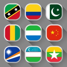 flags of the world N35