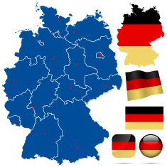 Germany vector set
