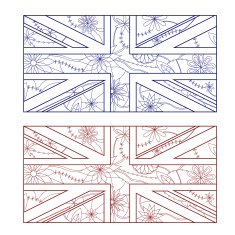UK flag otlines
