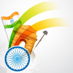 indian flag vector N12