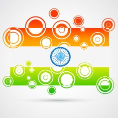 creative indian flag N15