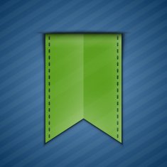 Bookmark decoration ribbon N2
