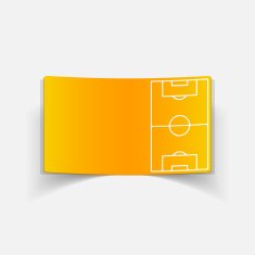 realistic design element playing field N2