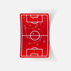 realistic design element playing field N11