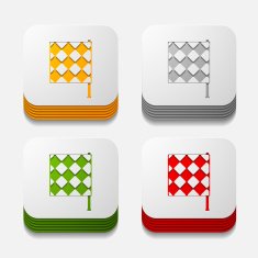 square button linesman flag N5