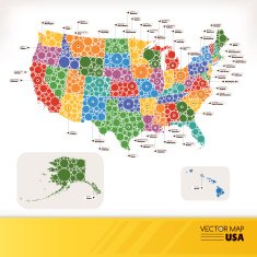Map of USA N5