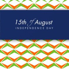 Independence Day poster design with Indian national flag color