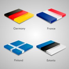 European Country Flags Part 4