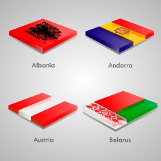 European Country Flags Part 1