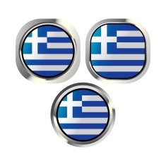 Greece flag button N2