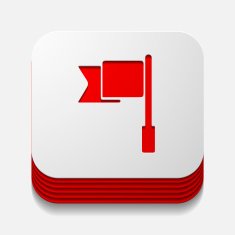 square button flag N4
