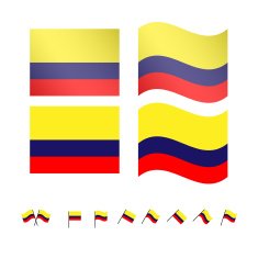 Colombia Flags