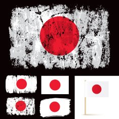 Japanese flags
