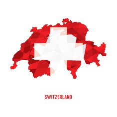Map of Switzerland