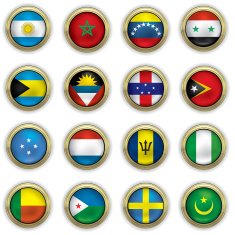 World Flag buttons N55