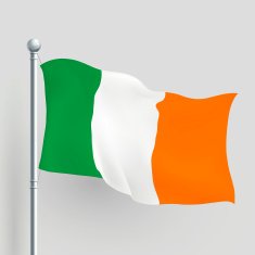 3d vector Ireland flag
