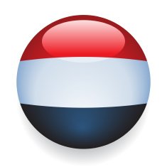 World Flag Button Yemen