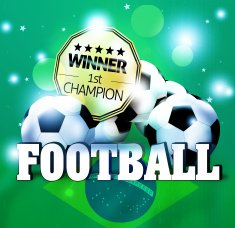 Football Creative Background Graphic Design