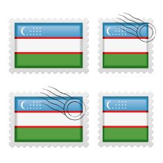 Uzbekistan stamp free image download