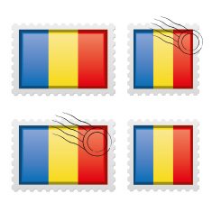 Romania stamp