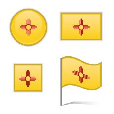 New Mexico flags