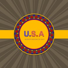 Sticky design with stylish text and stars on rays background
