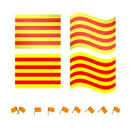 Catalonia Flags