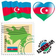 national colours of Azerbaijan