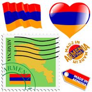 national colours of Armenia