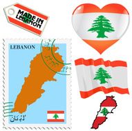 national colours of Lebanon