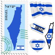 national colours of Israel