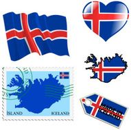 national colours of Iceland