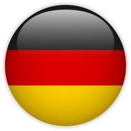 Germany Flag Glossy Button