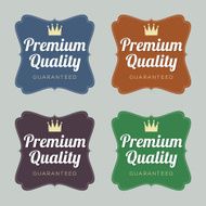Set of Vintage Retro Badge