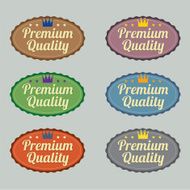 Set of Vintage Retro Badge N4