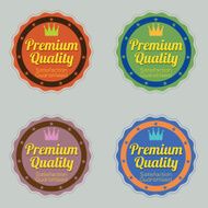Set of Vintage Retro Badge N5