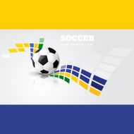 soccer game design vector